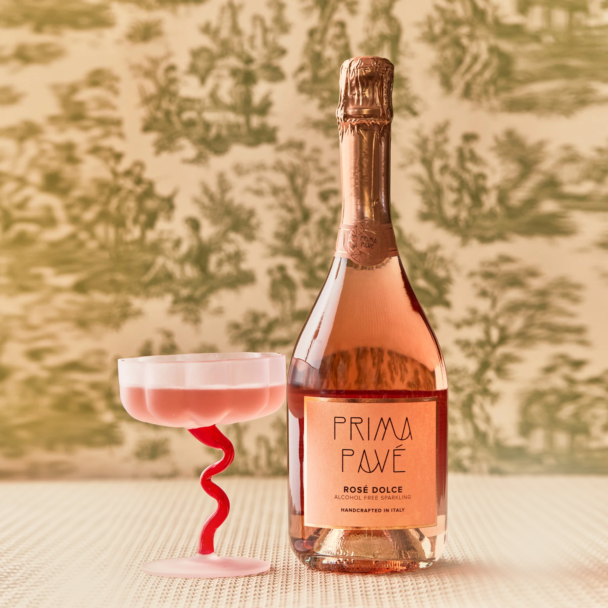 PRIMA PAVÉ – ROSÉ DOLCE – alkoholiton kuohuviini - Image 3