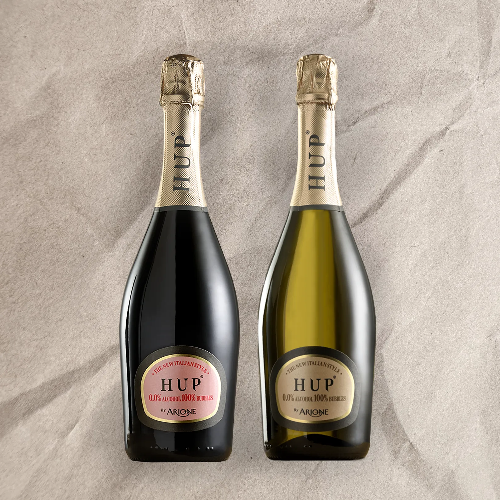 2 x ARIONE HUP – alkoholiton kuohuviini – Rosso + Bianco