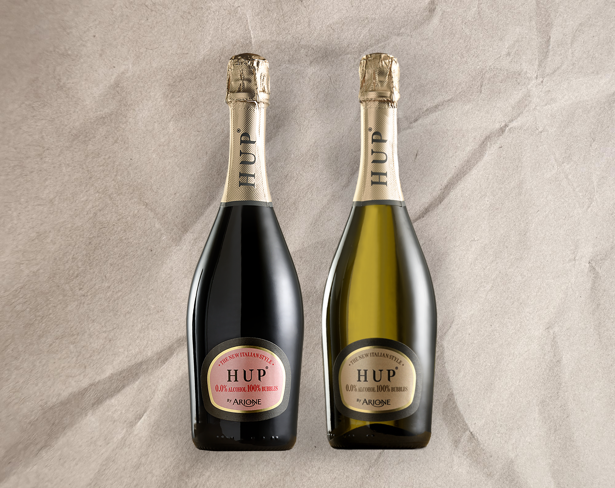 2 x Arione Hup – alkoholiton kuohuviini – Rosso + Bianco