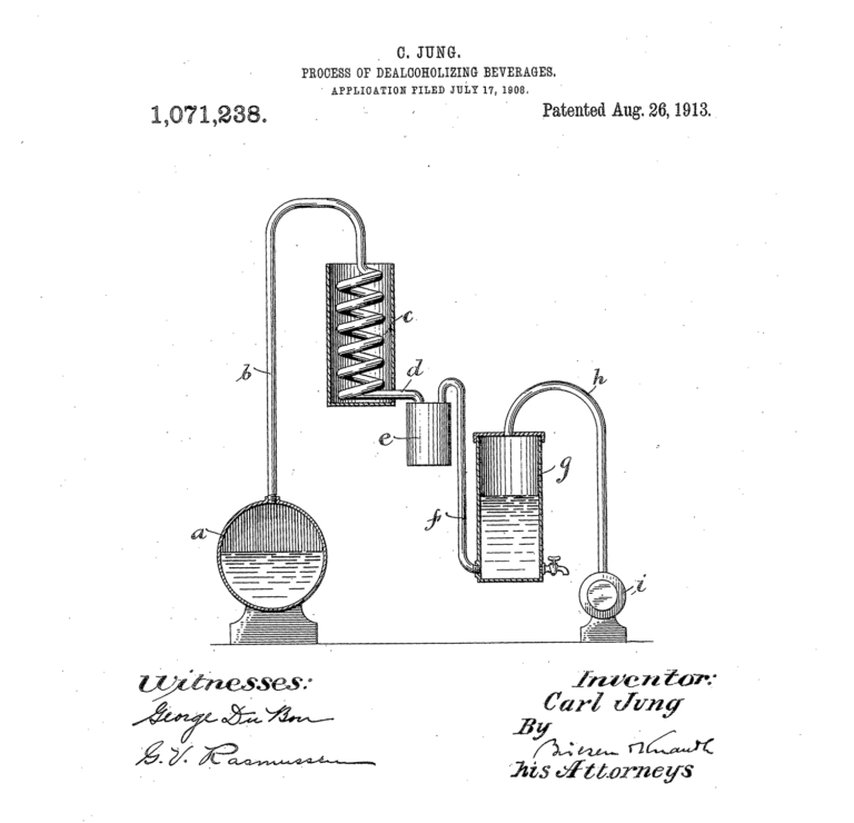 Carl Jung's invention's US patent drawing from 1913